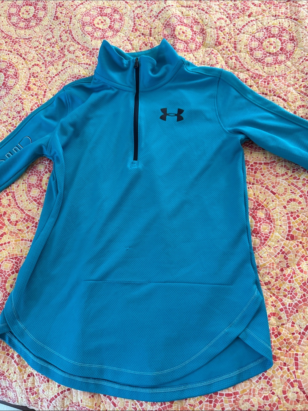 Under Armour Turquoise Half-Zip Training Top